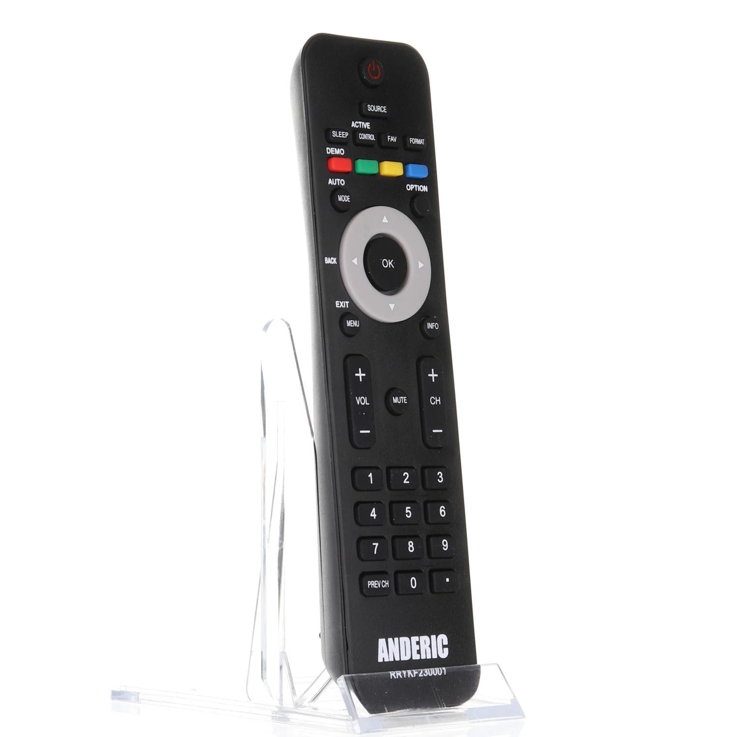Anderic RRYKF230001 Standard TV Remote Control for Philips YKF230001 and Similar Non-Smart TVs | No Programming | IR - RRYKF230001
