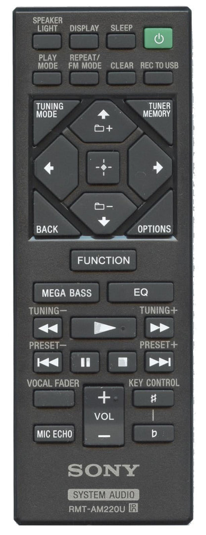 Dan's Originals RMT-AM220U Home Audio System Remote Control for Sony - 149317111 - RMTAM220U