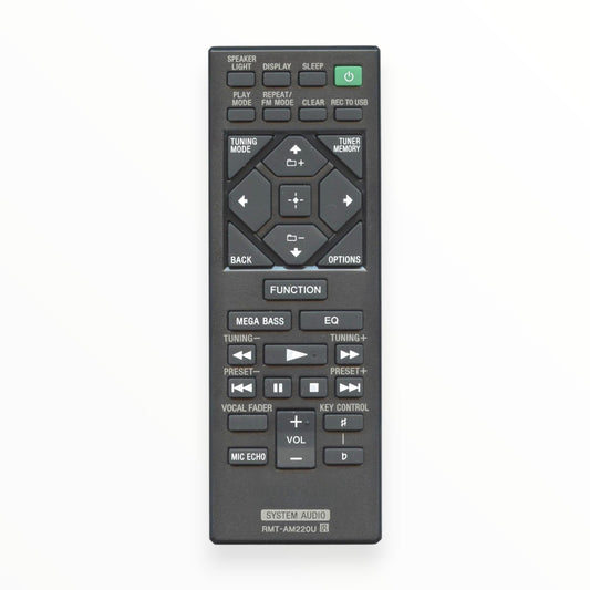 Dan's Originals RMT-AM220U Home Audio System Remote Control for Sony - 149317111 - RMTAM220U