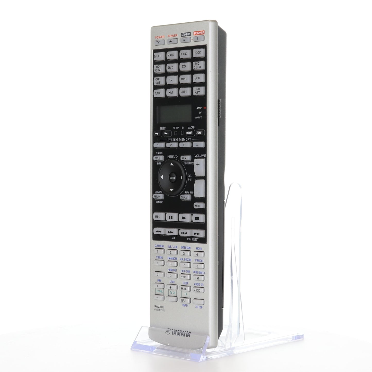 Yamaha RAV389 Audio Video Receiver Remote Control - WN984300
