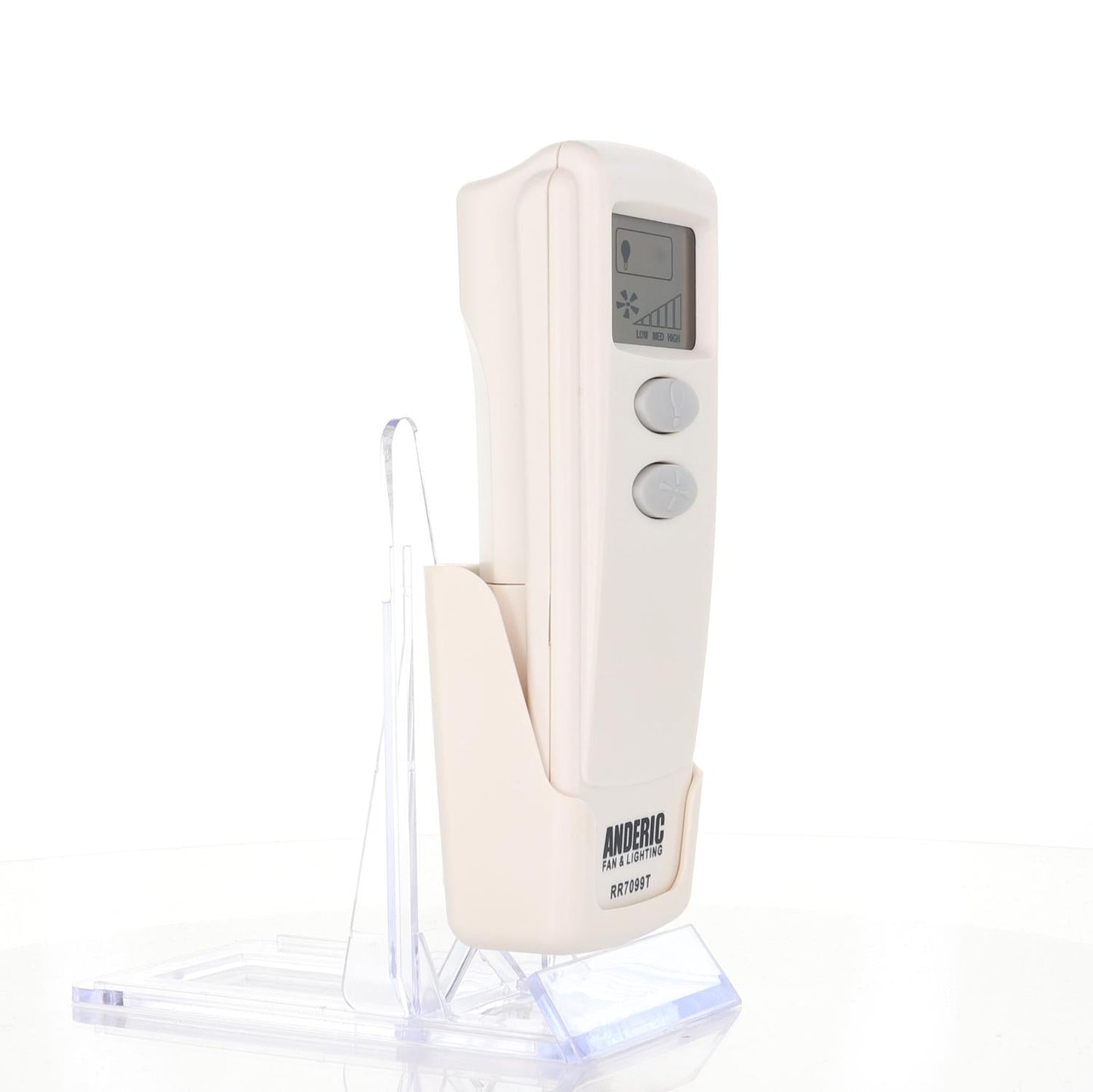 Anderic RR7099T Replacement Ceiling Fan Remote Control with LCD | CHQ8BT7098T