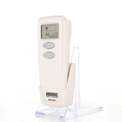 Anderic RR7099T Replacement Ceiling Fan Remote Control with LCD | CHQ8BT7098T