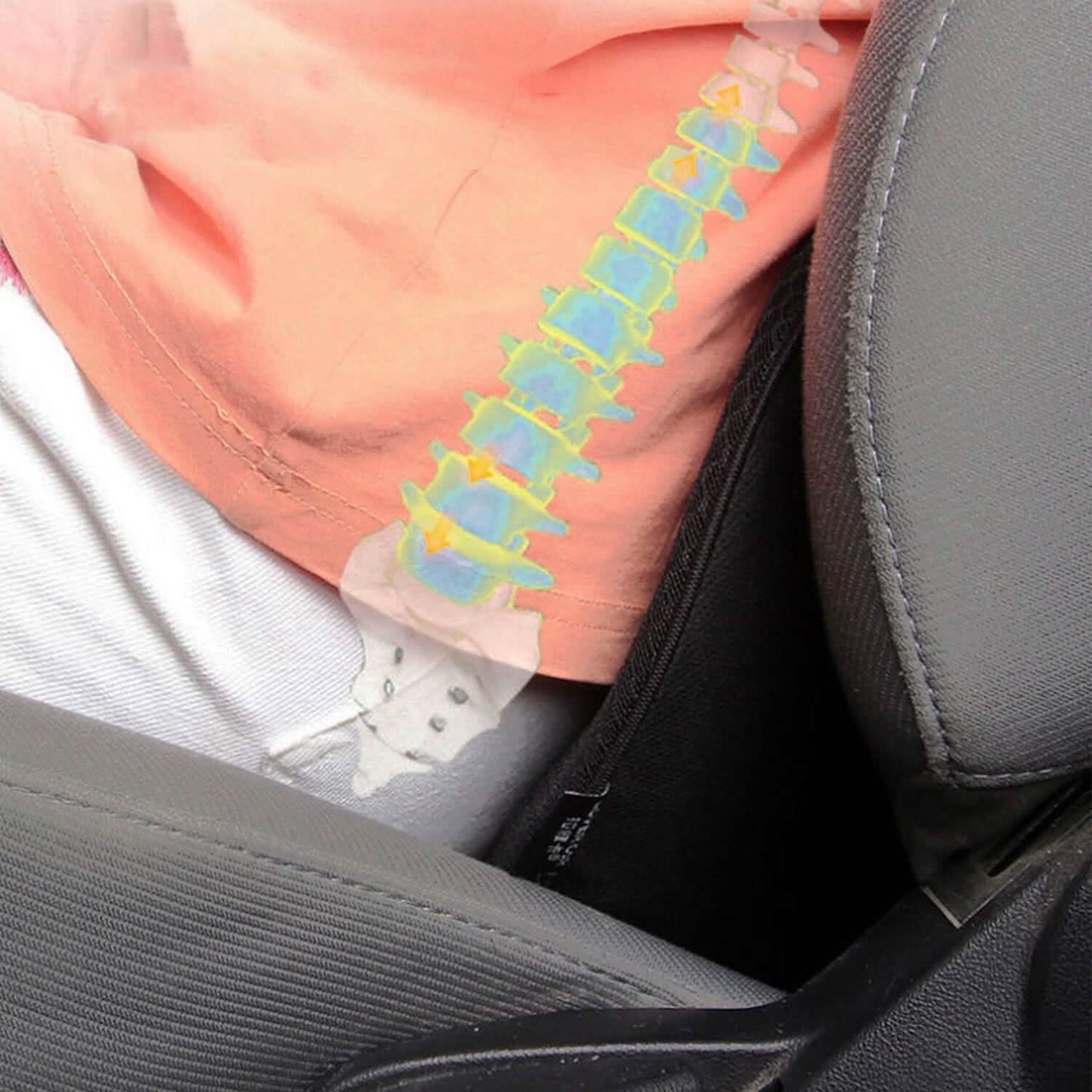 Chair Seat Cushion Car Memory Foam Pad