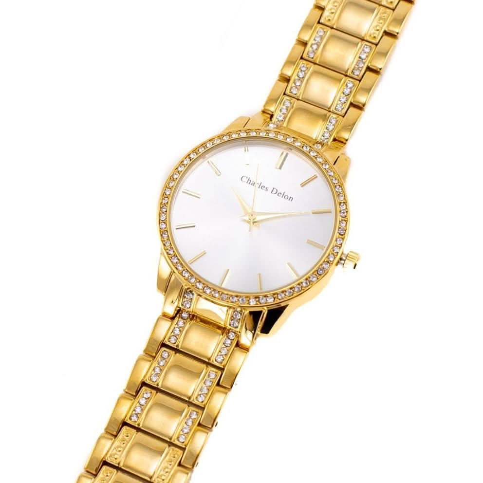 Charles Delon Women's Watch 5855 Stainless Steel Quartz Round - Assorted Styles