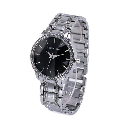 Charles Delon Women's Watch 5855 Stainless Steel Quartz Round - Assorted Styles