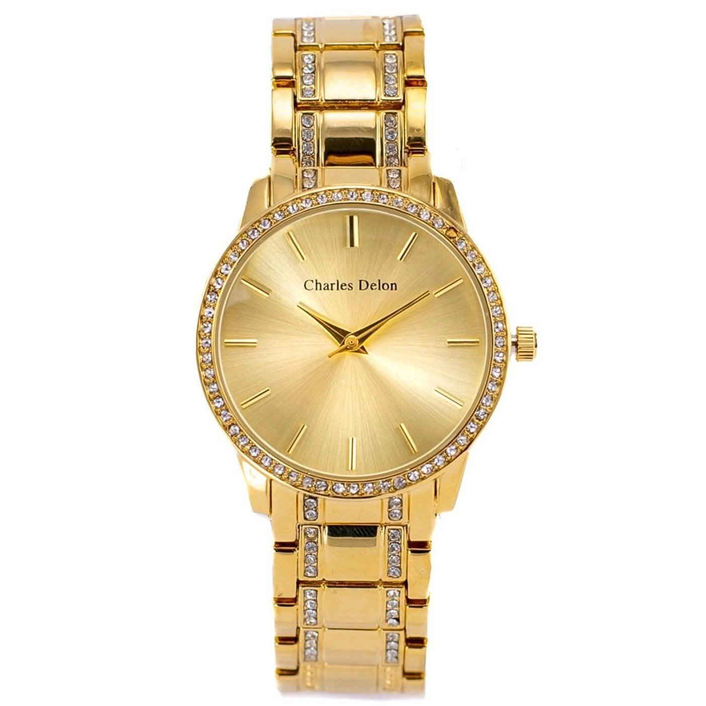 Charles Delon Women's Watch 5855 Stainless Steel Quartz Round - Assorted Styles