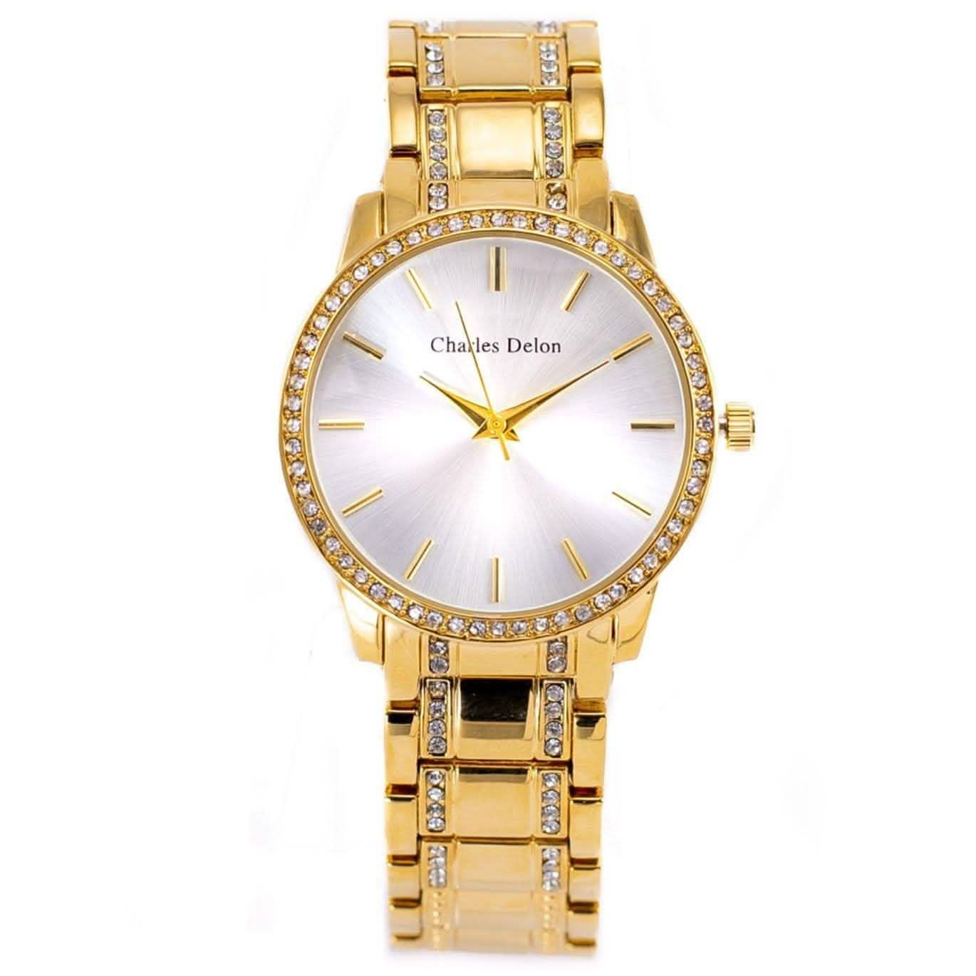 Charles Delon Women's Watch 5855 Stainless Steel Quartz Round - Assorted Styles