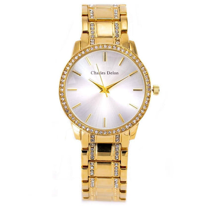 Charles Delon Women's Watch 5855 Stainless Steel Quartz Round - Assorted Styles