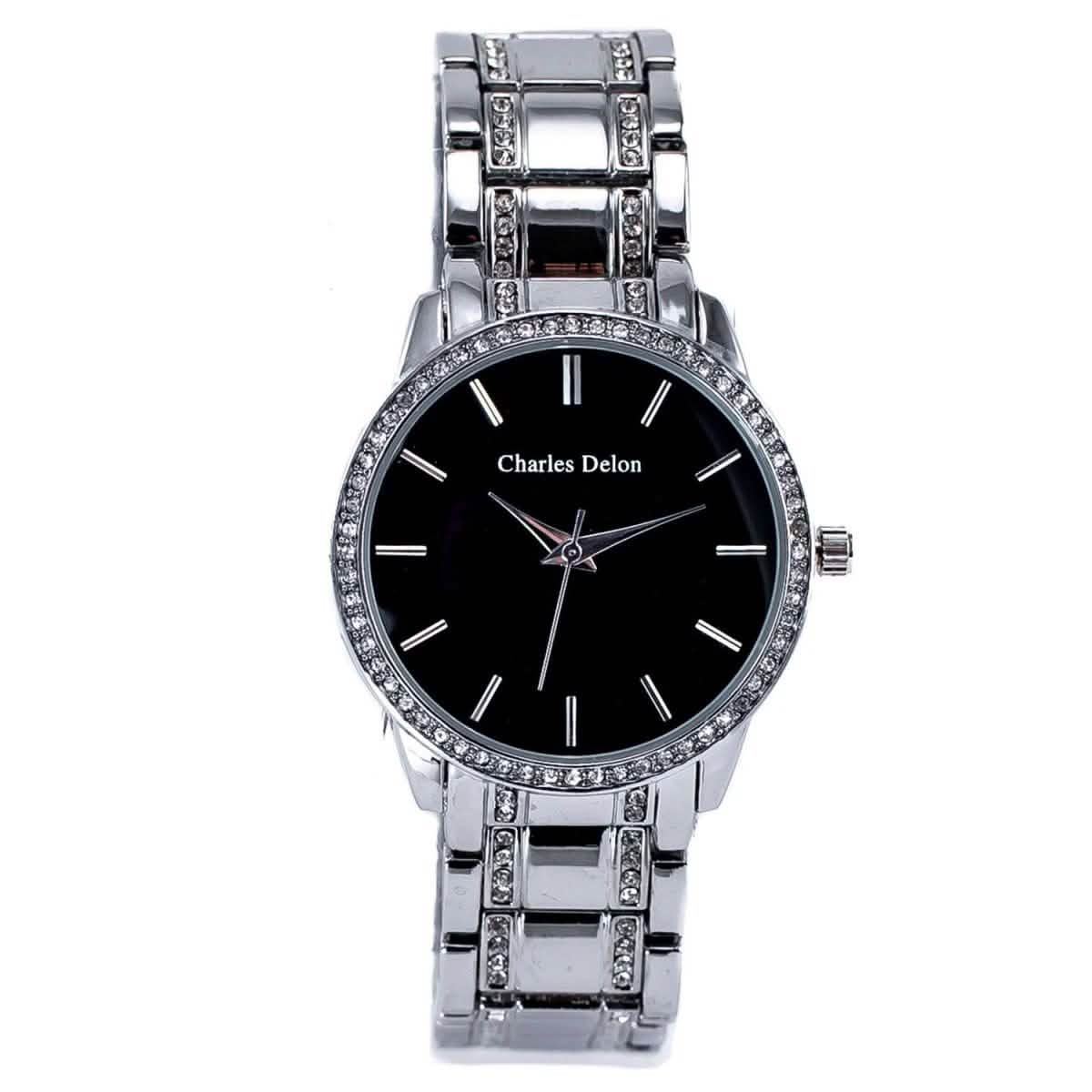 Charles Delon Women's Watch 5855 Stainless Steel Quartz Round - Assorted Styles