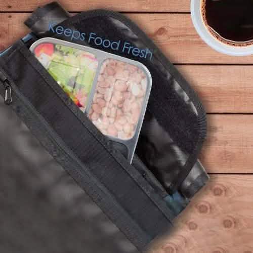 Chef's Star 3 Compartment Reusable Food Storage Containers with Lids