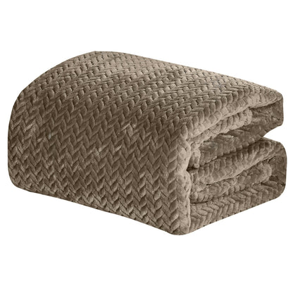 Chevron Braided Bed Cover