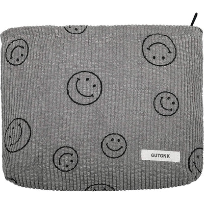 Chic Corduroy Travel Pouch for Women