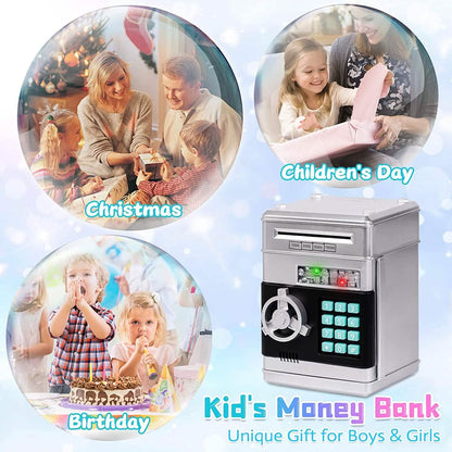 Children's Cartoon Password Box Piggy Bank