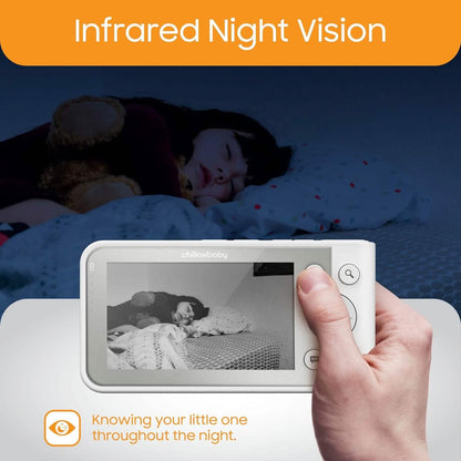 Chillax Giraffe Pro 1080p Camera and 4.3” Video Smart Baby Monitor (Refurbished)