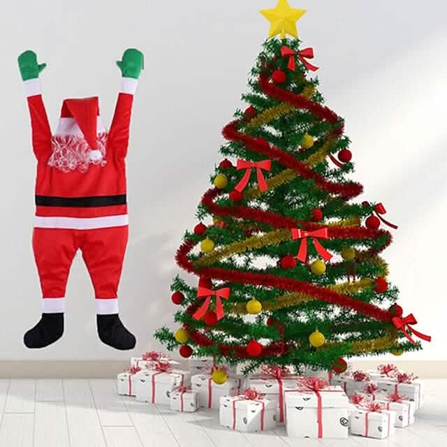 Christmas Climbing Hanging Santa Claus Decor