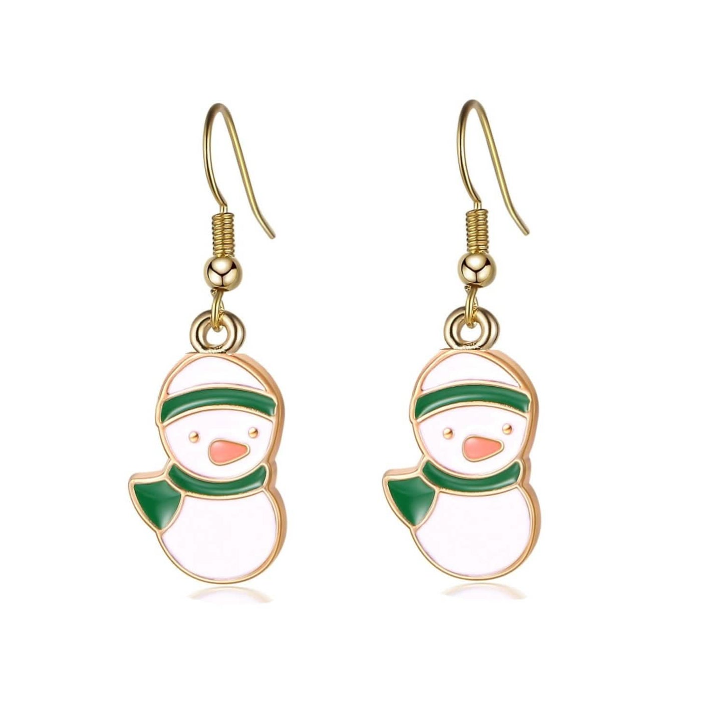Christmas Ear Decor Hooks Creative Ladies Holiday Earrings