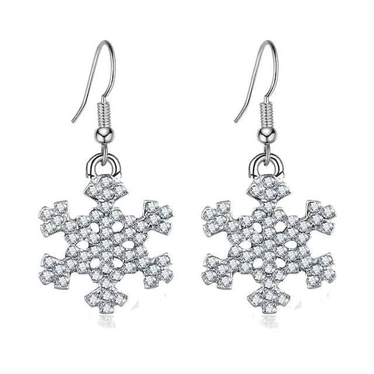 Christmas Ear Decor Hooks Creative Ladies Holiday Earrings