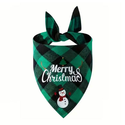 Christmas Pet Triangle Scarf Dog Bandanas