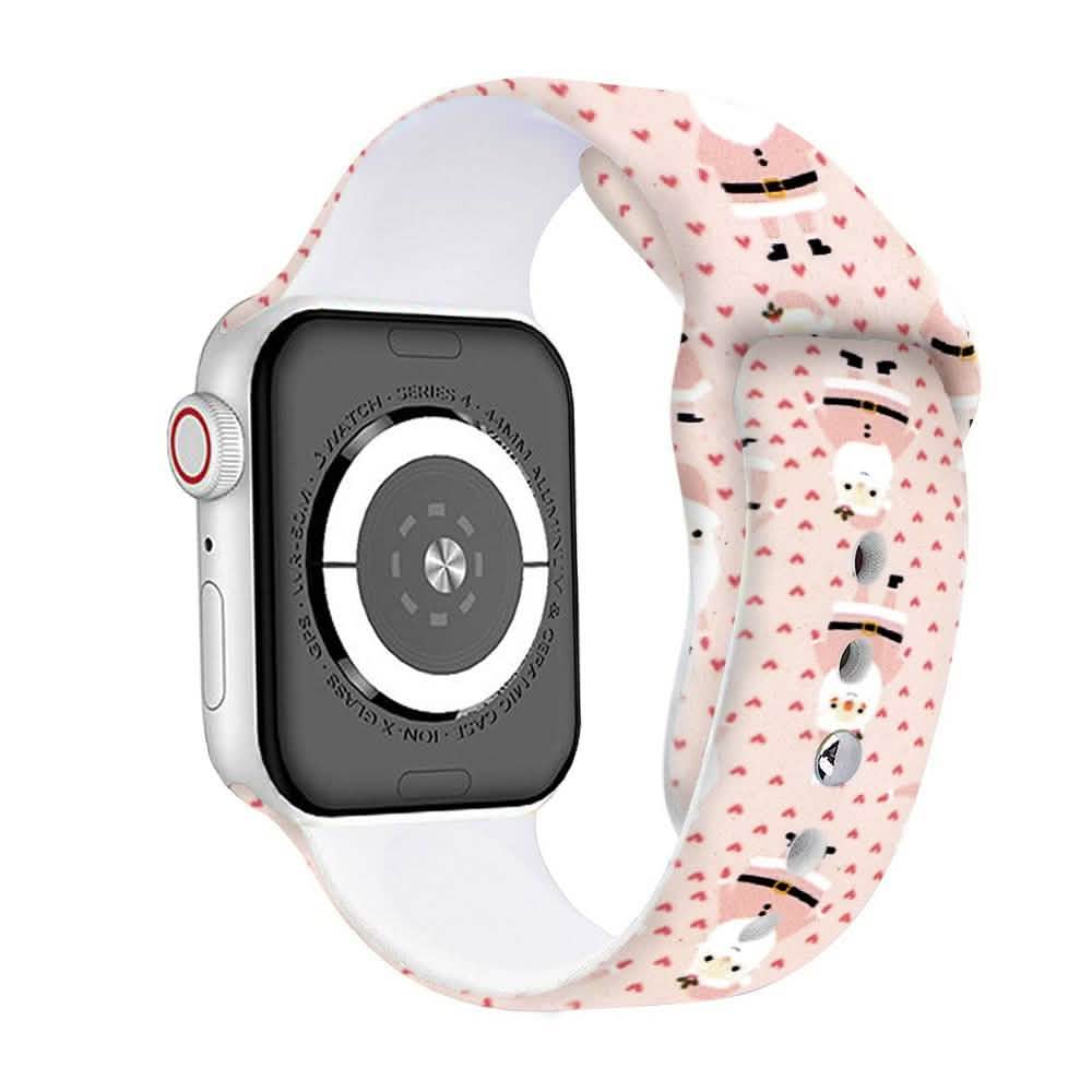 Christmas Silicone Apple Watch Bands - Assorted Styles
