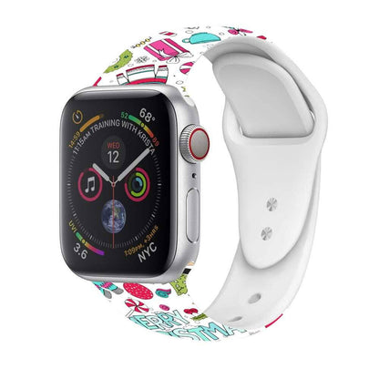 Christmas Silicone Apple Watch Bands - Assorted Styles