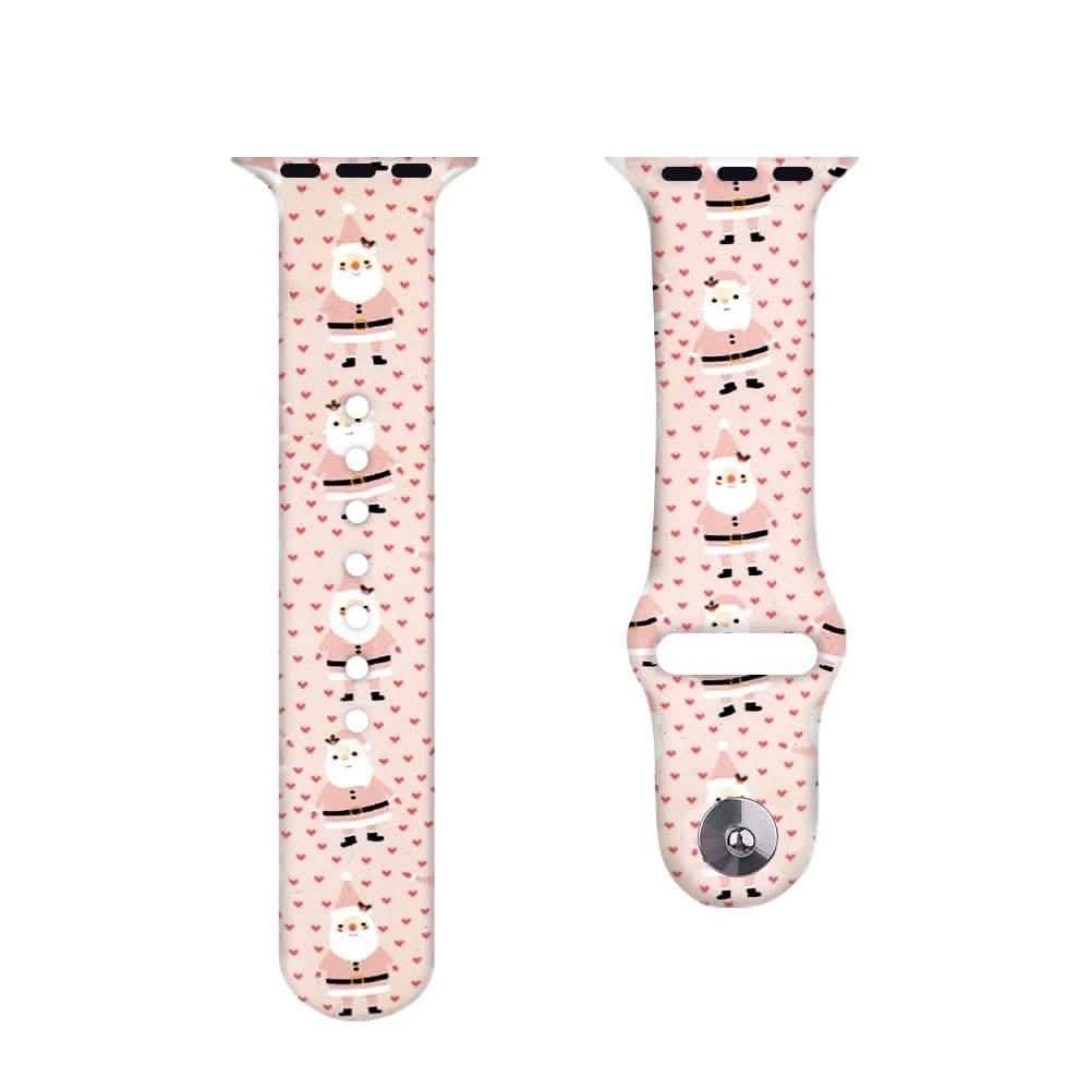 Christmas Silicone Apple Watch Bands - Assorted Styles