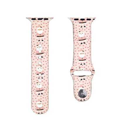 Christmas Silicone Apple Watch Bands - Assorted Styles