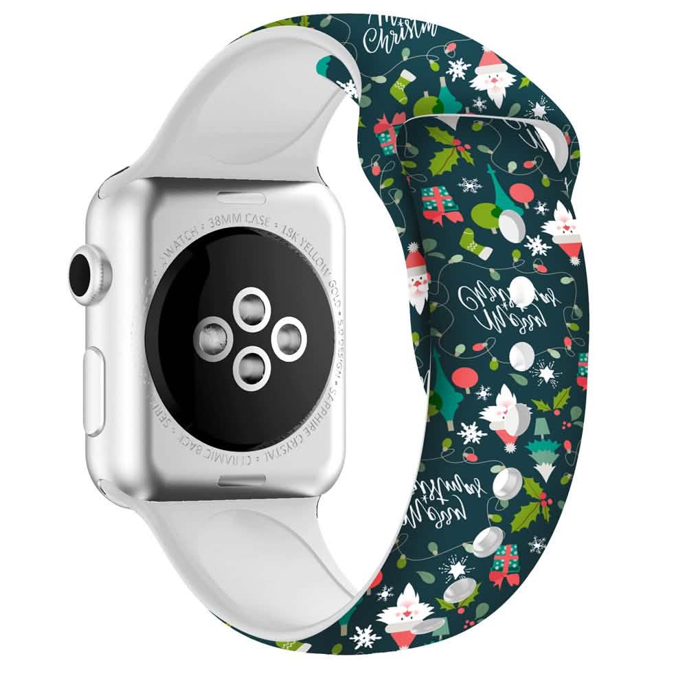 Christmas Silicone Apple Watch Bands