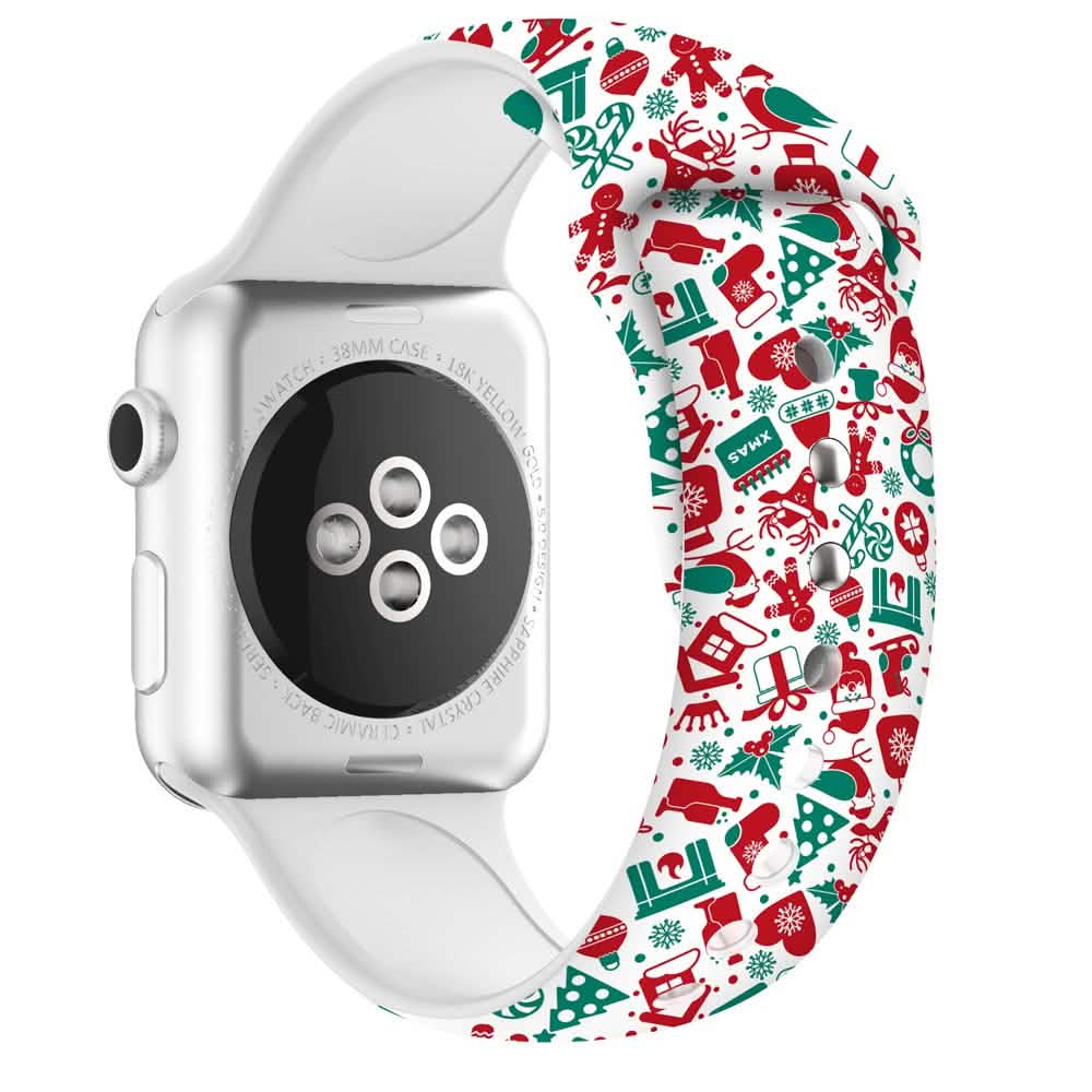 Christmas Silicone Apple Watch Bands