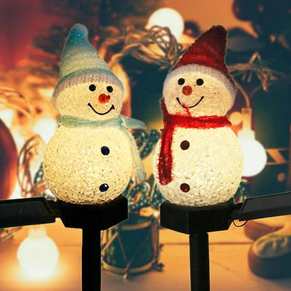 Christmas Snowman Light Solar