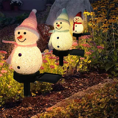 Christmas Snowman Light Solar