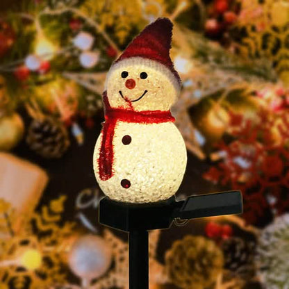 Christmas Snowman Light Solar