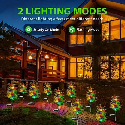 Christmas Solar Lawn Lamp, Garden Solar Light Tree