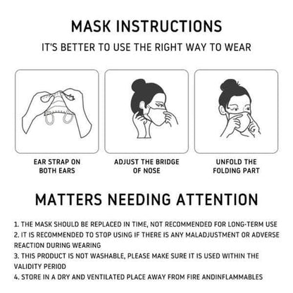 Christmas Special Mask Disposable Dustproof and Breathable Three-layer Protective Cover