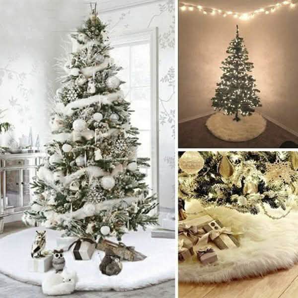 Christmas Tree Skirt Plush Lovely Decorations