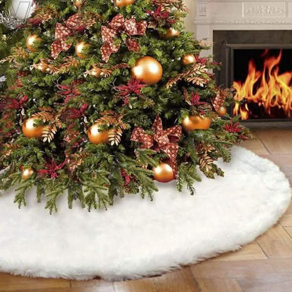 Christmas Tree Skirt Plush Lovely Decorations
