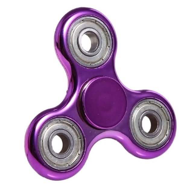 Chrome Tri Fidget Spinner - Assorted Colors