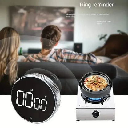 Circular Kitchen Timer - Battery Powered, ABS Material, ≤36V Operating Voltage, 0.01 Accuracy, No Laser Function