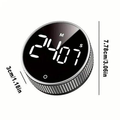 Circular Kitchen Timer - Battery Powered, ABS Material, ≤36V Operating Voltage, 0.01 Accuracy, No Laser Function