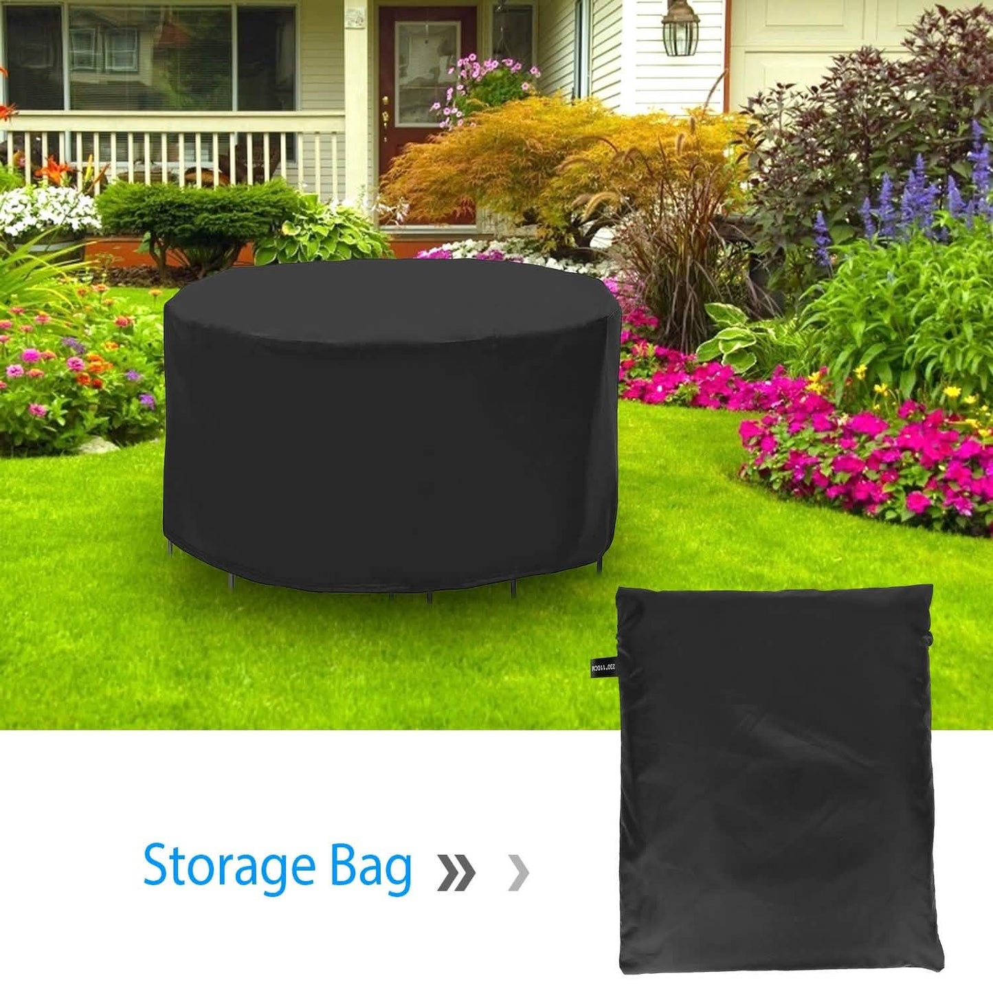 Circular Table Cover Outdoor Furniture Protector