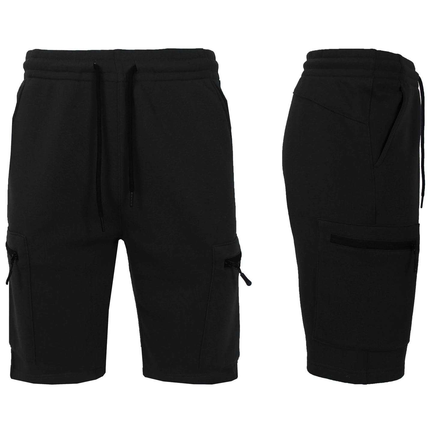 Classic & Cargo Fleece-Lined Jogger Shorts