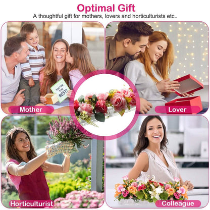 Clear Acrylic Flower Vase for Table Decoration Modern Flower Holder