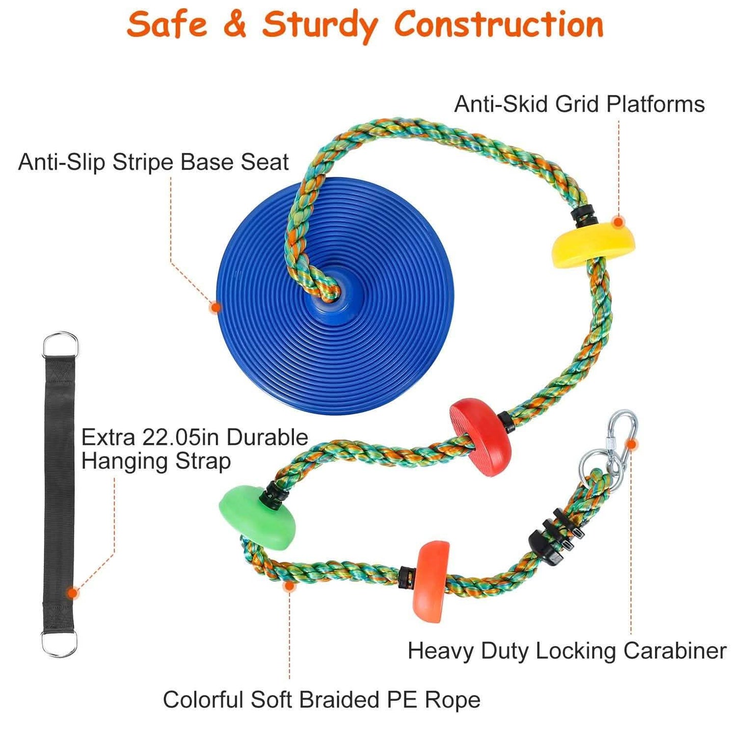 Climbing Rope Tree Swing Toy