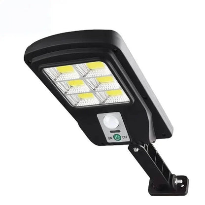 COB Solar Street Lights Remote Control Motion Sensor Security Wall Light with 3 Modes