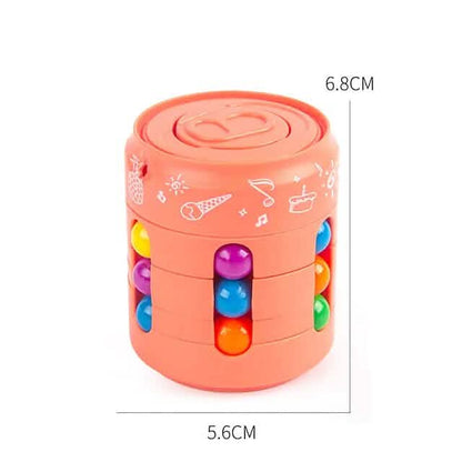 Coke Rubik's Cube Fingertip Rotating Roller Toy
