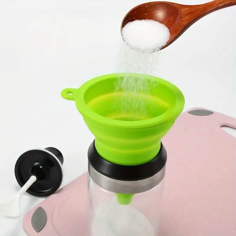 Collapsible Funnel for Water Bottle Liquid Transfer