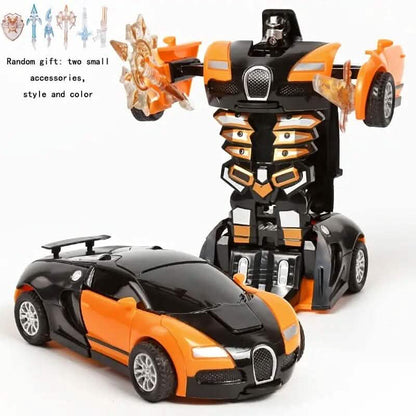 Collision Deformation Model Sports Car
