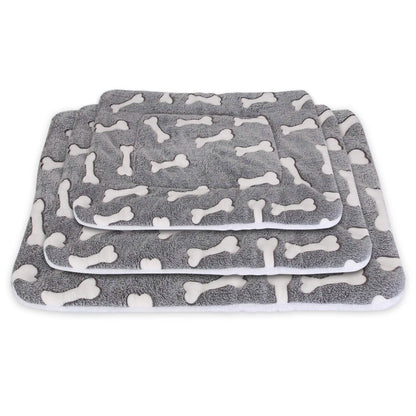 Comfortable Flannel Dog Bed Mat