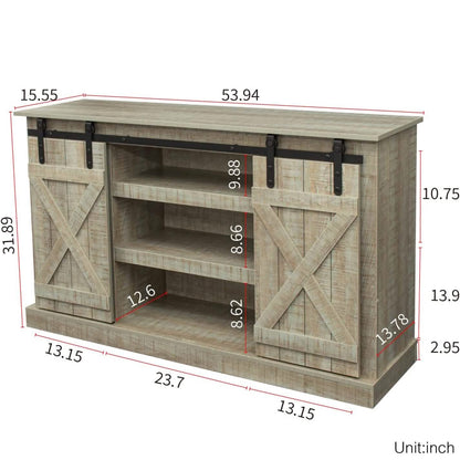 Console Table TV Cabinet with Locker