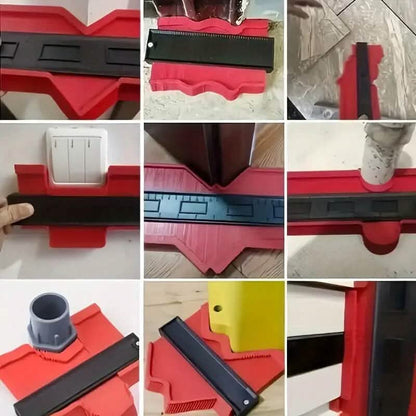 Contour Gauge Profile Tool Outline Measuring Plastic Ruler