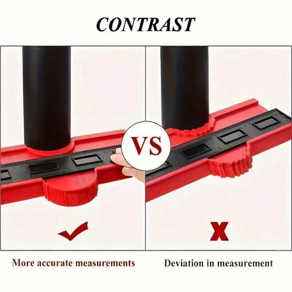 Contour Gauge Profile Tool Outline Measuring Plastic Ruler